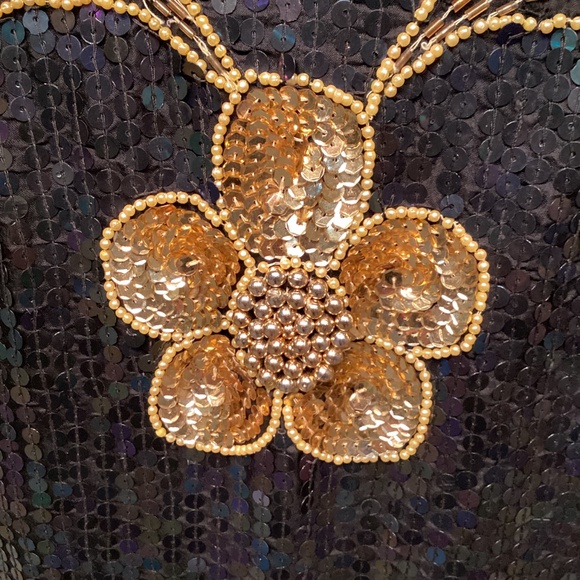 Vintage Elegance by Anujan Sequined and Beaded Top - Picture 9 of 15